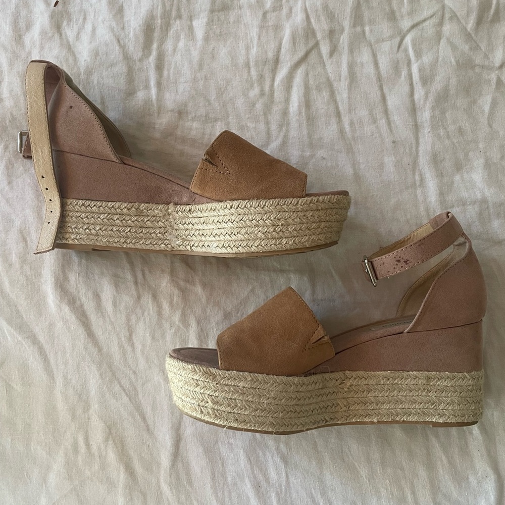 Steve Madden espadrille platform sandals size 8.5